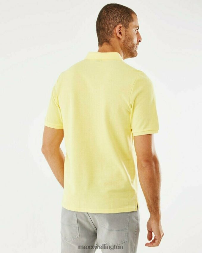 Men Mexx Yellow Pique Polo 2B480T611