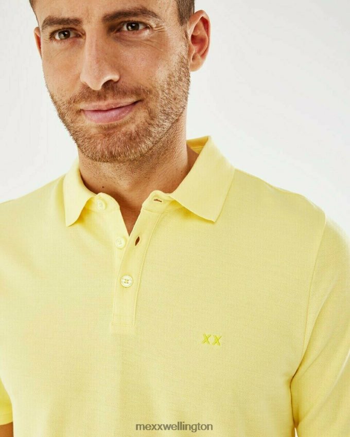Men Mexx Yellow Pique Polo 2B480T611