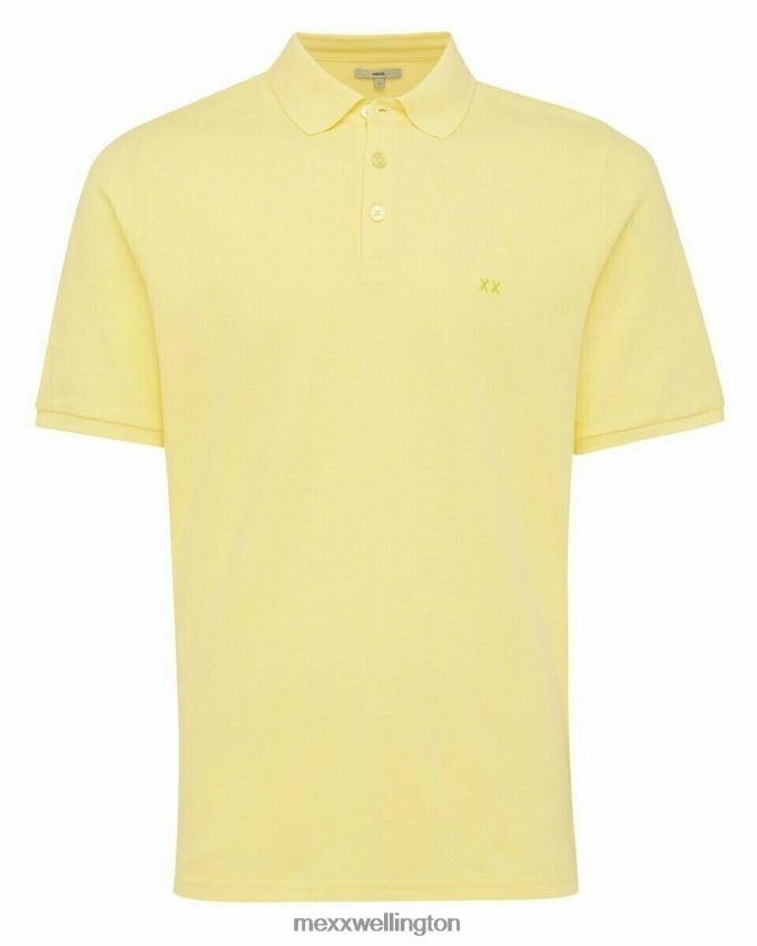 Men Mexx Yellow Pique Polo 2B480T611