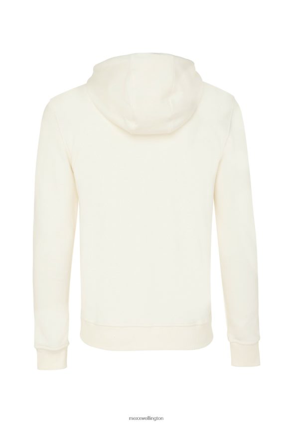 Men Mexx Beige Hooded Cardigan Off White 2B480T603