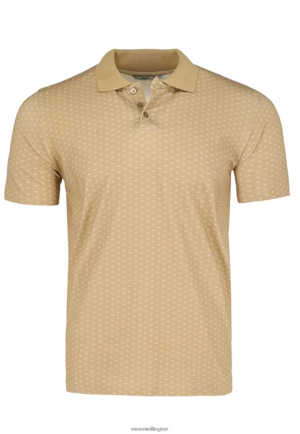 Men Mexx Beige Polo Print Sand 2B480T509