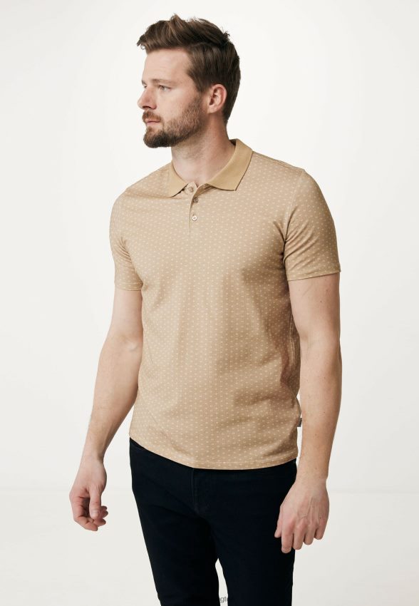 Men Mexx Beige Polo Print Sand 2B480T509