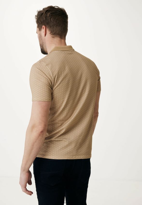 Men Mexx Beige Polo Print Sand 2B480T509