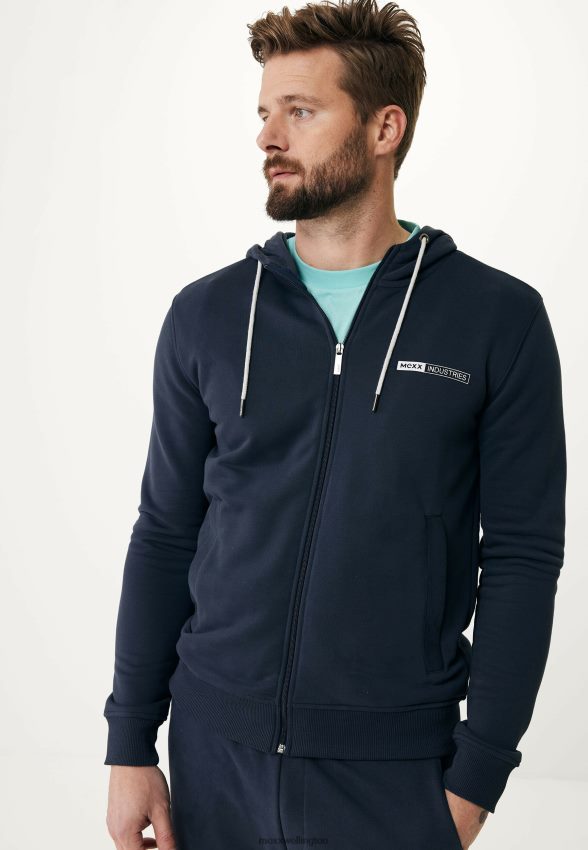Men Mexx Blue Hooded Cardigan Navy 2B480T566
