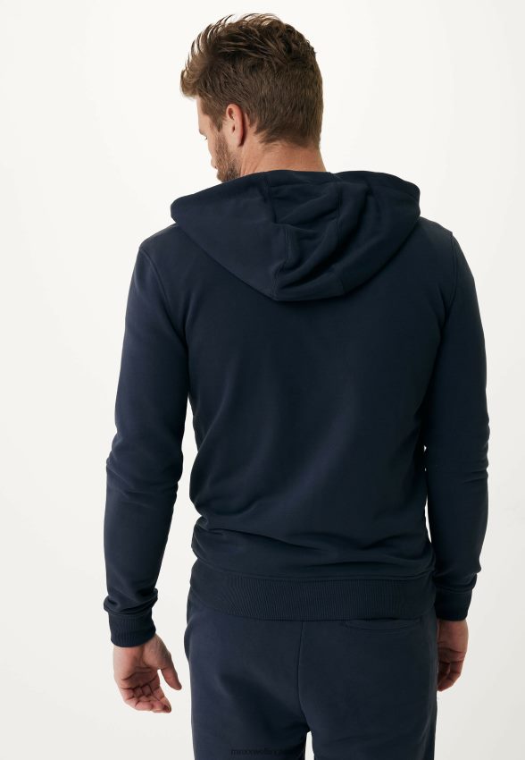 Men Mexx Blue Hooded Cardigan Navy 2B480T566