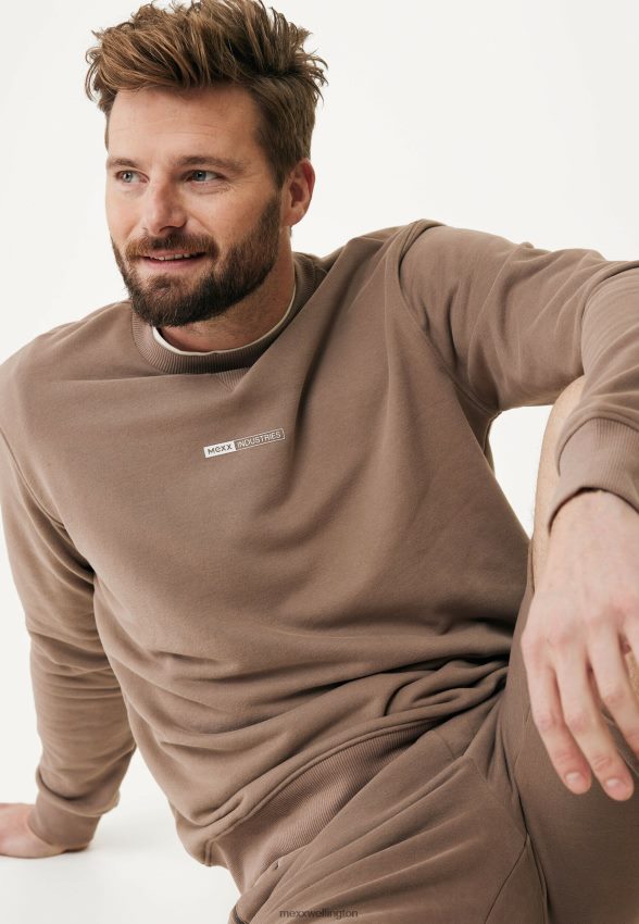 Men Mexx Brown Sweater Crewneck 2B480T570