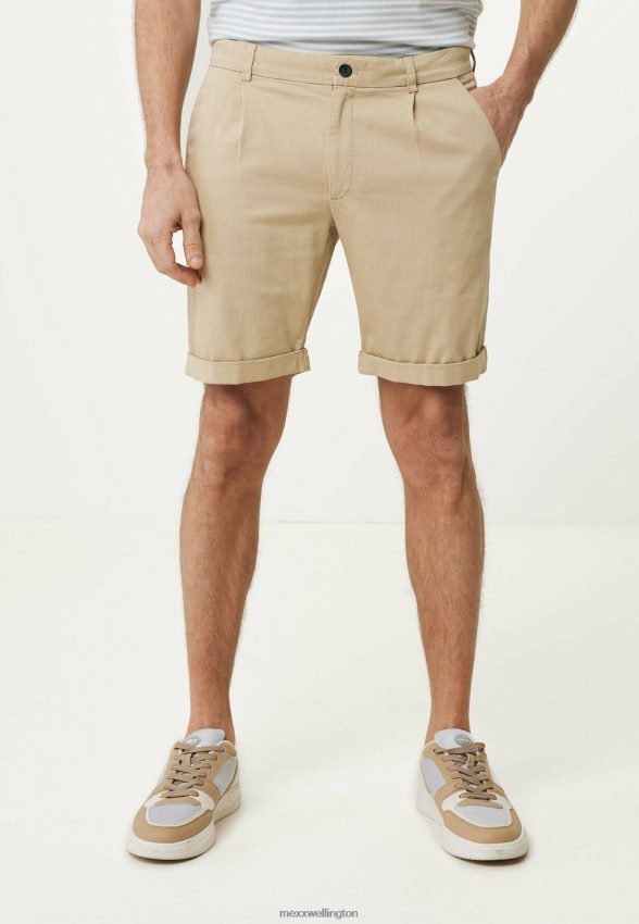 Men Mexx Beige Chino Shorts Sand 2B480T482