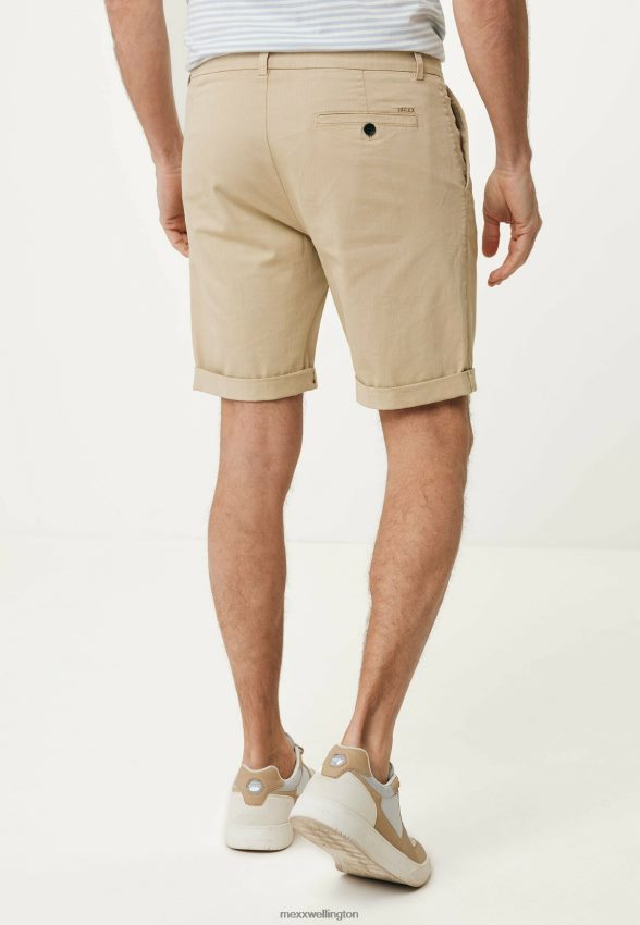 Men Mexx Beige Chino Shorts Sand 2B480T482