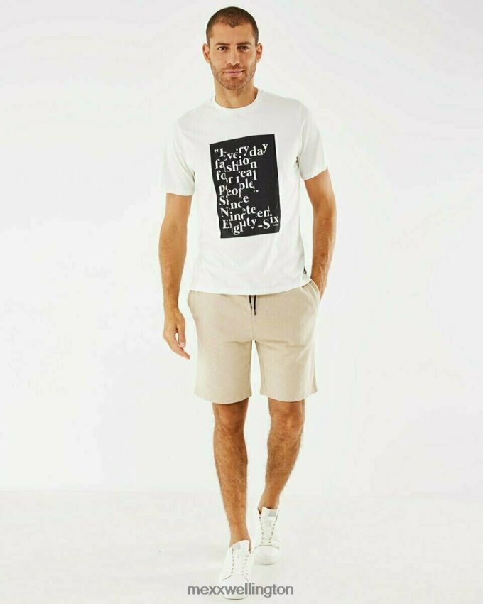 Men Mexx Beige Sweat Short Sand 2B480T623