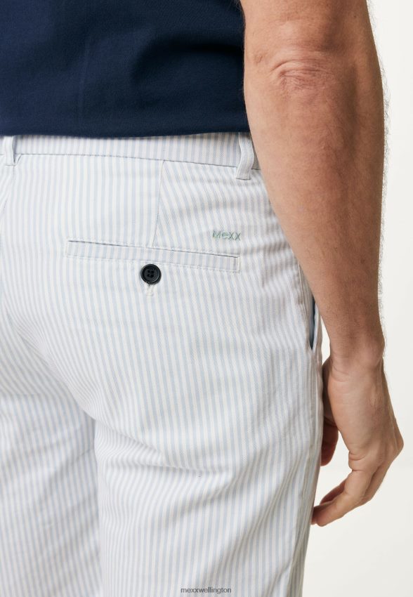 Men Mexx Blue Chino Shorts Light 2B480T499