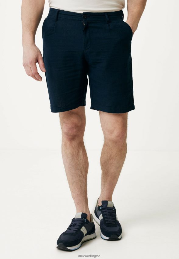 Men Mexx Blue Chino Shorts Navy 2B480T502