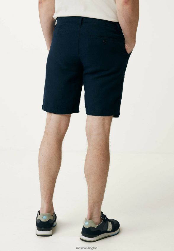 Men Mexx Blue Chino Shorts Navy 2B480T502