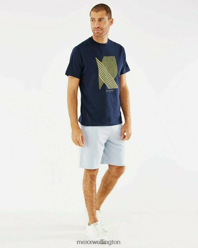 Men Mexx Blue Pique Short Light 2B480T622