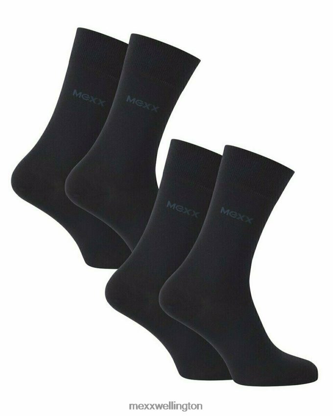 Men Mexx Blue Business socks (2-pack) Navy 2B480T635