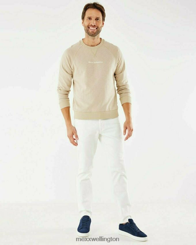 Men Mexx Beige Crewneck Sweatshirt 2B480T620