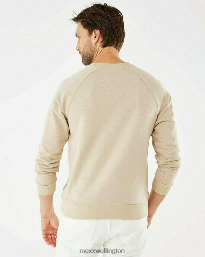 Men Mexx Beige Crewneck Sweatshirt 2B480T620