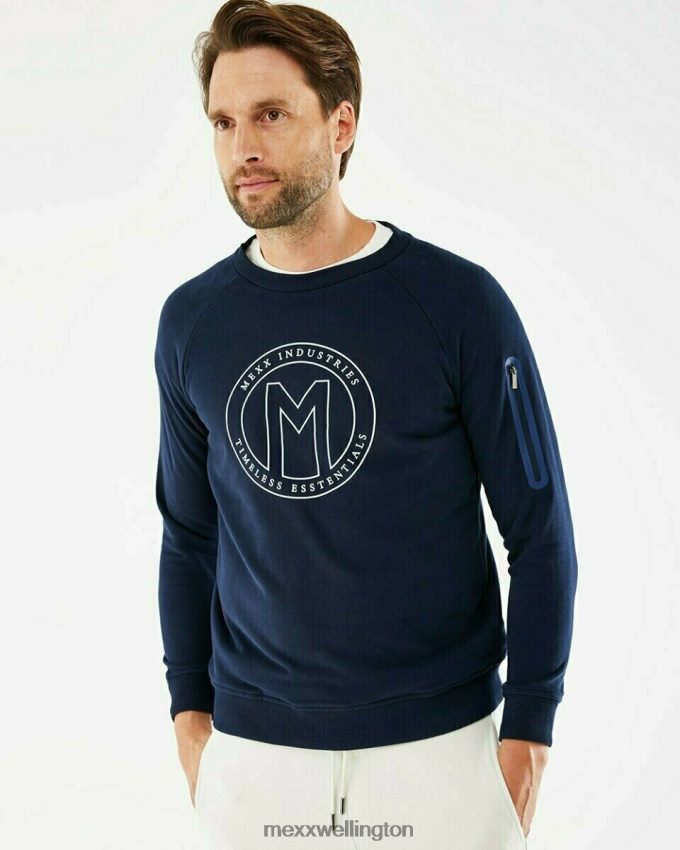 Men Mexx Blue Crewneck sweater navy 2B480T726