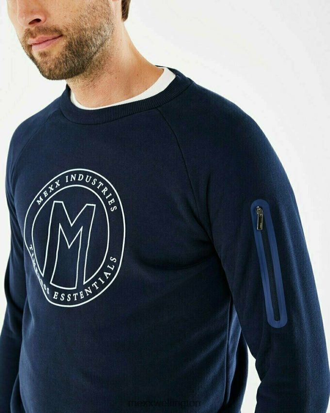 Men Mexx Blue Crewneck sweater navy 2B480T726