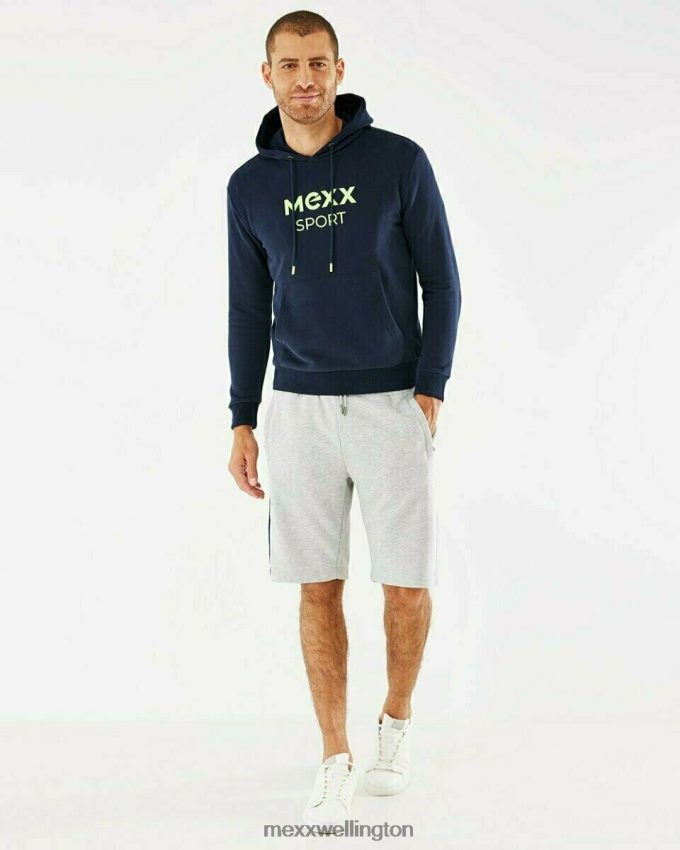 Men Mexx Blue Hooded sweater Navy 2B480T721