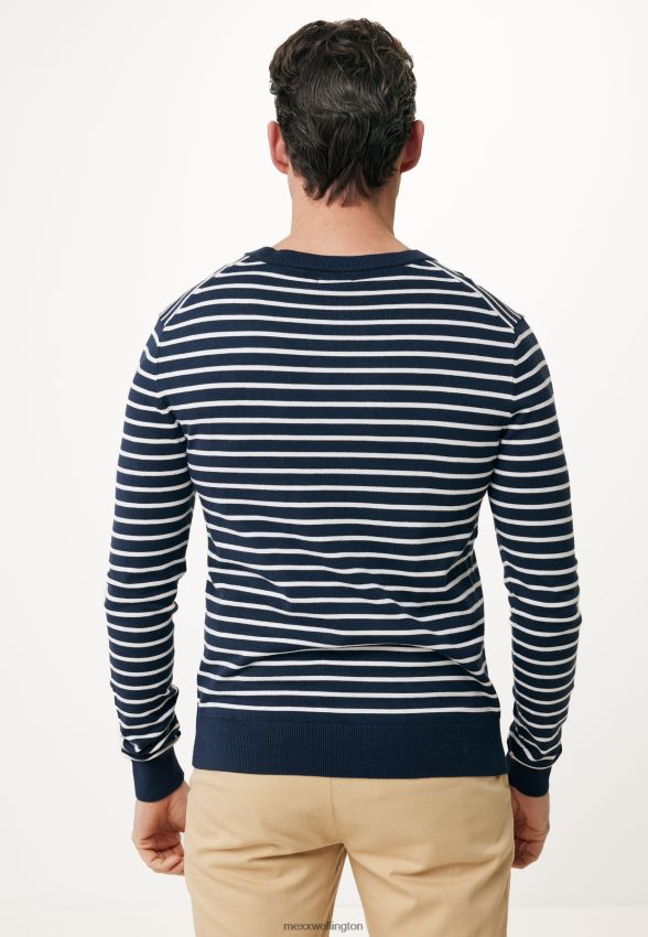 Men Mexx Blue Sweater Crewneck Navy 2B480T546