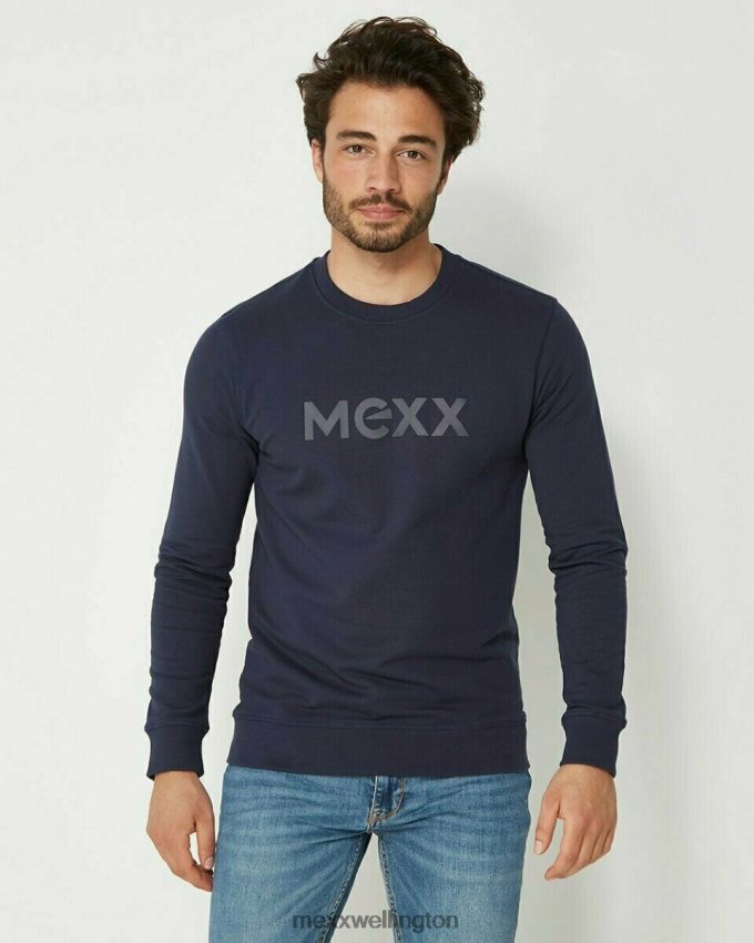Men Mexx Blue Sweater Navy 2B480T634