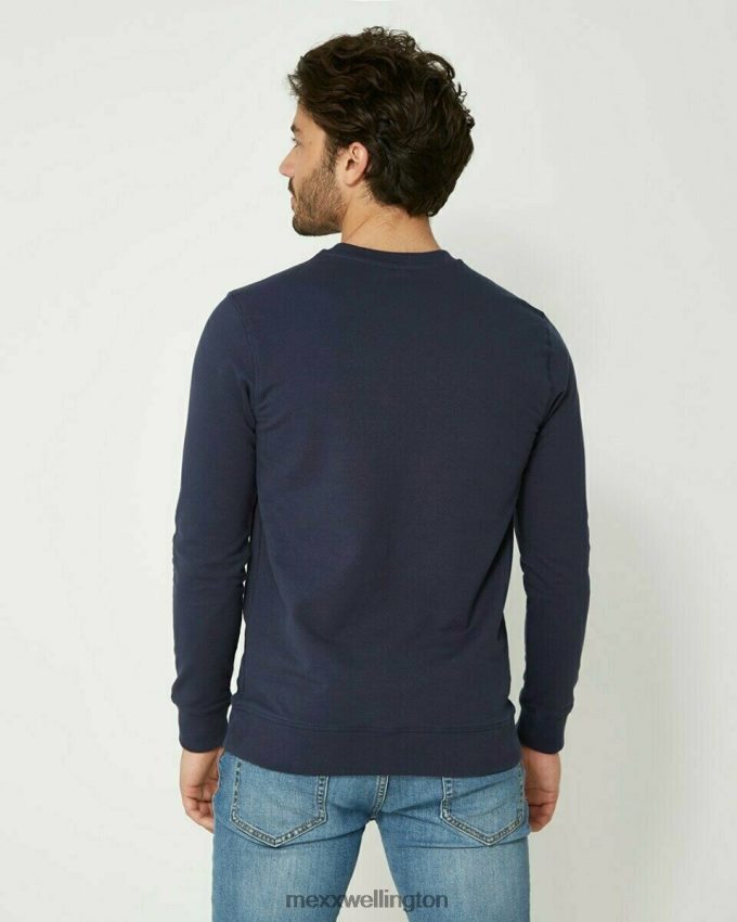 Men Mexx Blue Sweater Navy 2B480T634