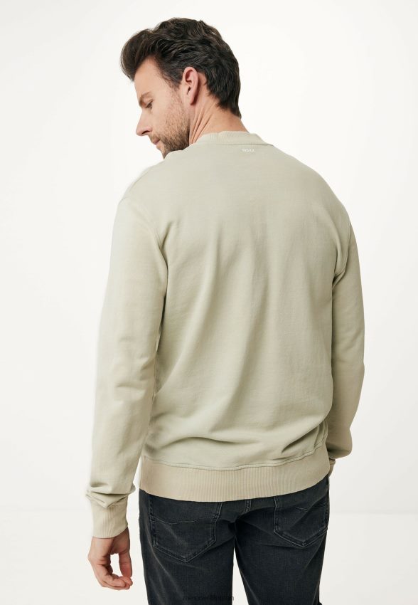 Men Mexx Green Garment dye Sweater 2B480T505