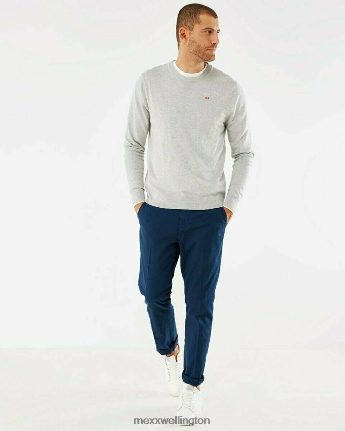 Men Mexx Grey Brian sweater Melee 2B480T629