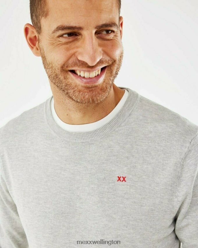 Men Mexx Grey Brian sweater Melee 2B480T629