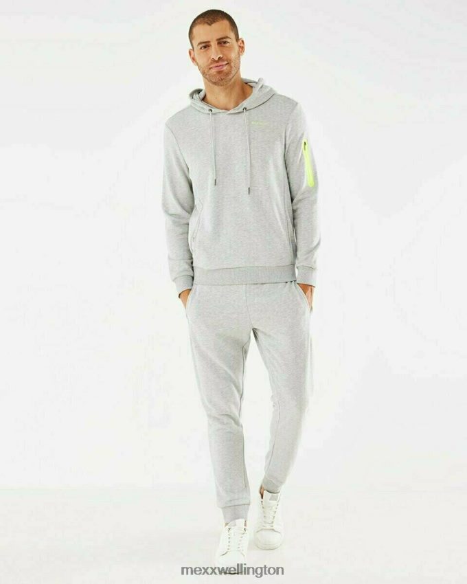 Men Mexx Grey Hooded sweater Melee 2B480T739