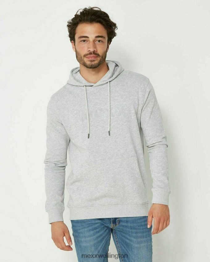 Men Mexx Grey Hoodie Grijs 2B480T632