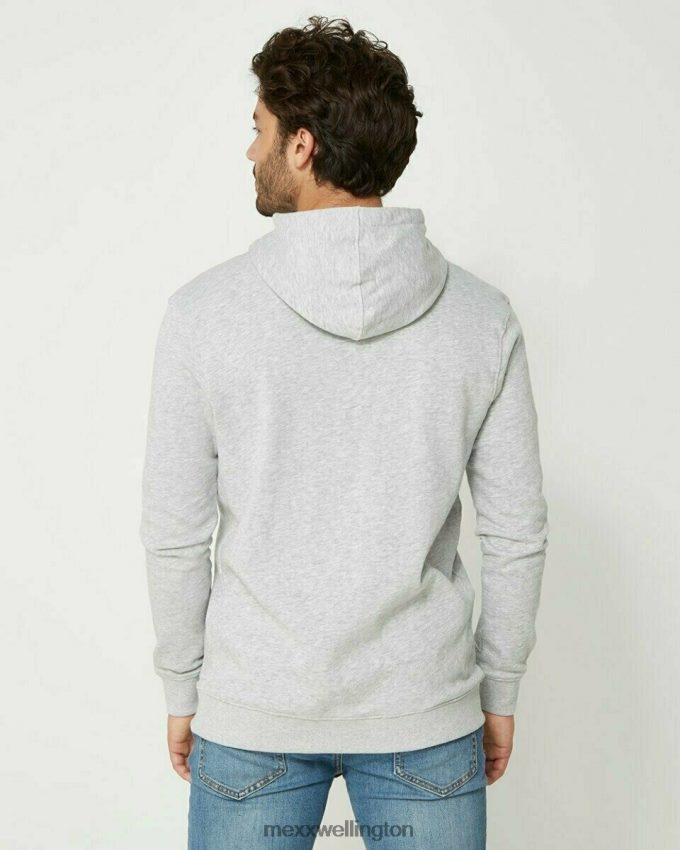 Men Mexx Grey Hoodie Grijs 2B480T632