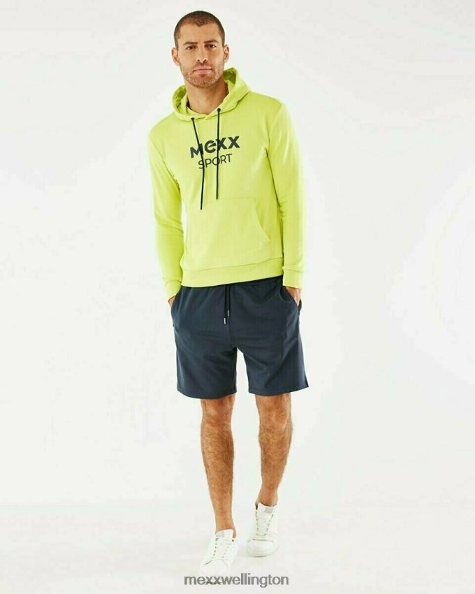 Men Mexx Yellow Hooded sweater Neon 2B480T728
