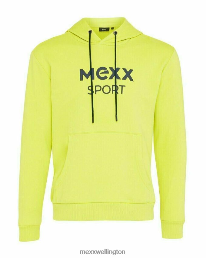 Men Mexx Yellow Hooded sweater Neon 2B480T728
