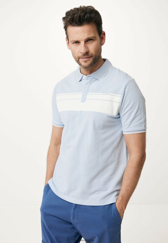Men Mexx Blue Color Block Polo Light 2B480T511