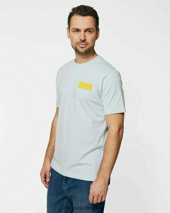 Men Mexx Blue Crewneck t-shirt Light 2B480T736