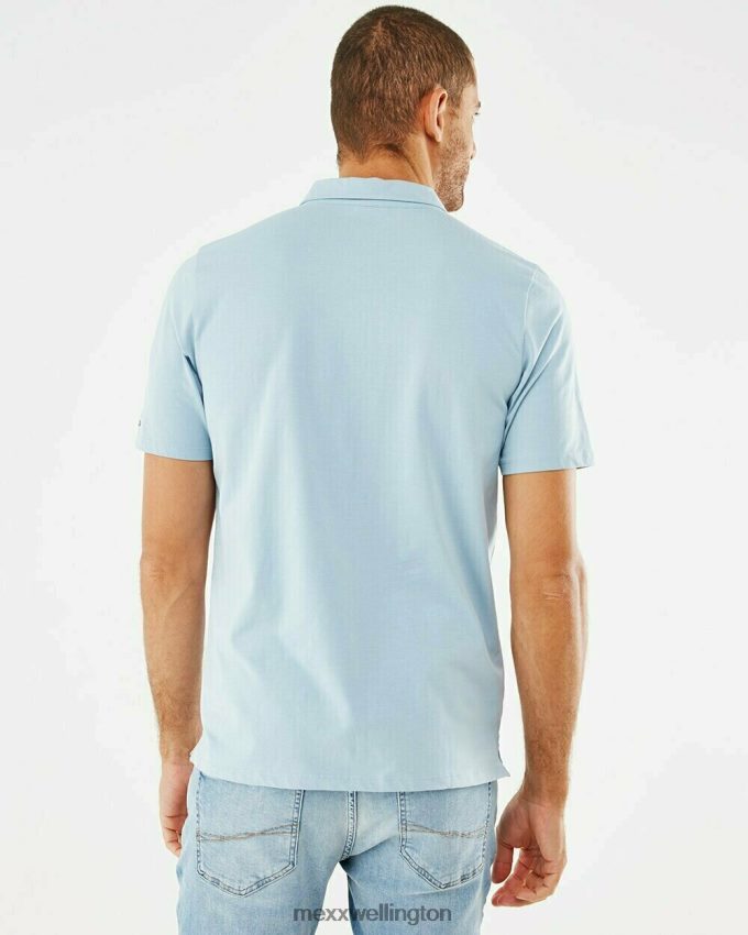 Men Mexx Blue Jersey Polo Light 2B480T564