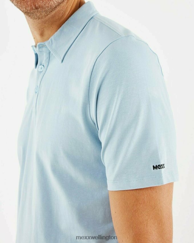 Men Mexx Blue Jersey Polo Light 2B480T564