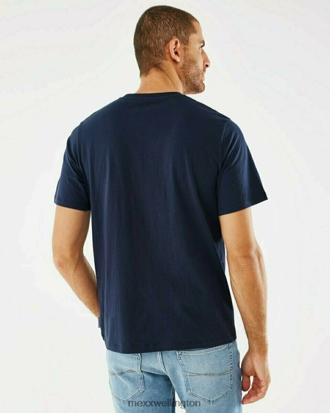 Men Mexx Blue Photoprint T-shirt Navy 2B480T618