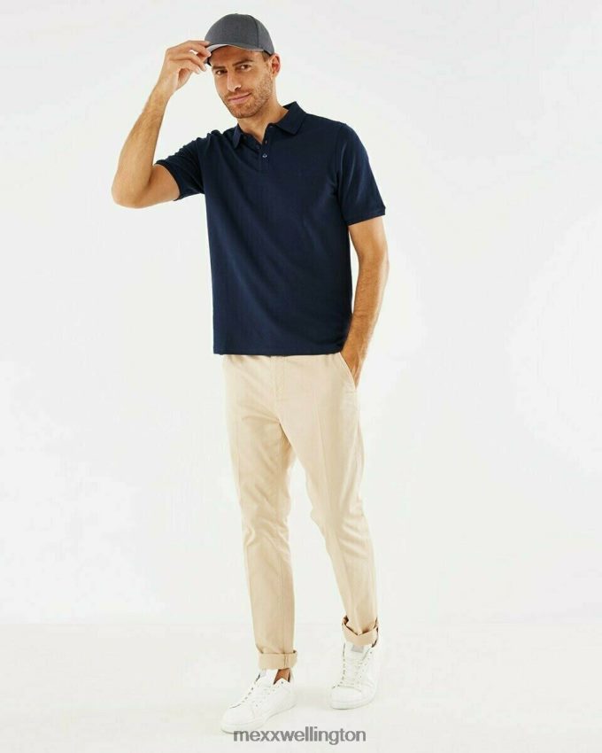 Men Mexx Blue Pique Polo Navy 2B480T591