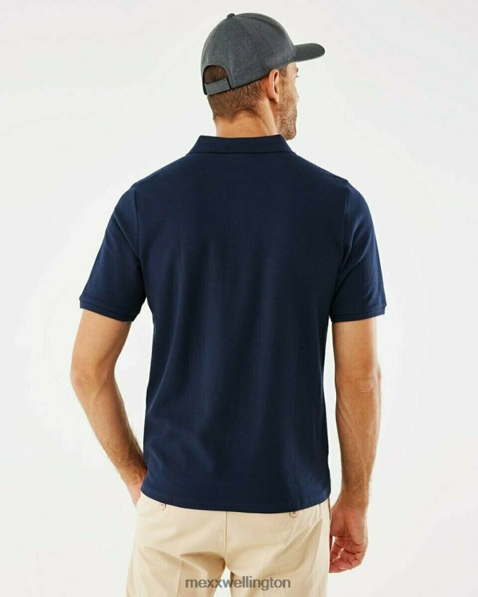 Men Mexx Blue Pique Polo Navy 2B480T591