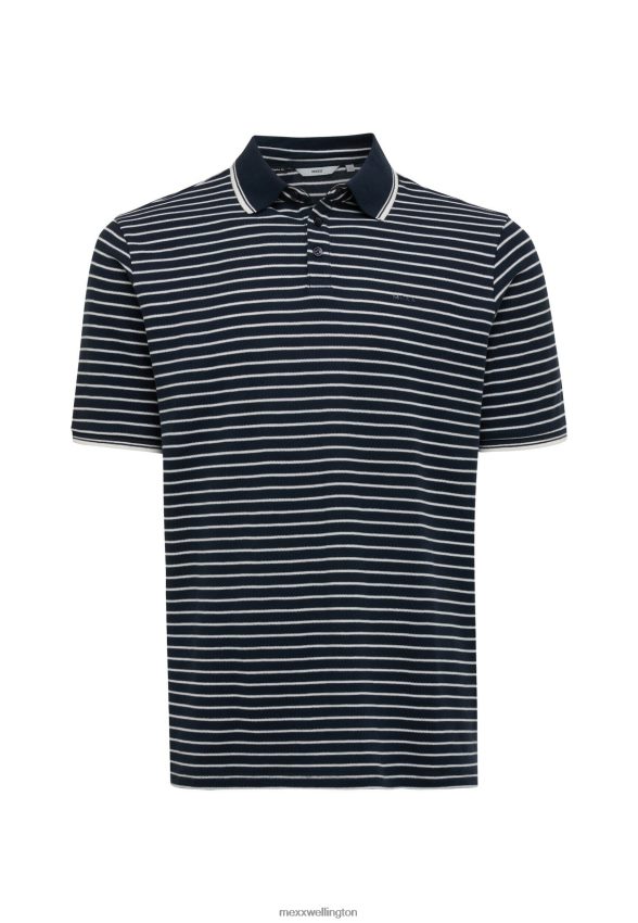 Men Mexx Blue Polo Striped Navy 2B480T529