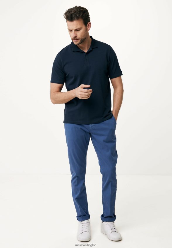Men Mexx Blue Popcorn Polo Navy 2B480T510