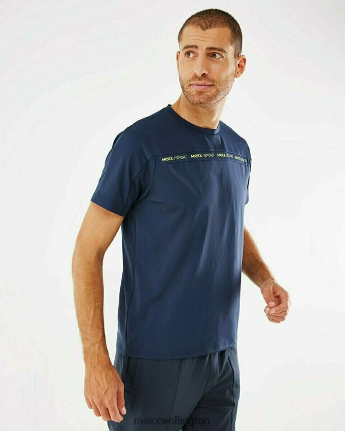 Men Mexx Blue Short Sleeve t-shirt Navy 2B480T724