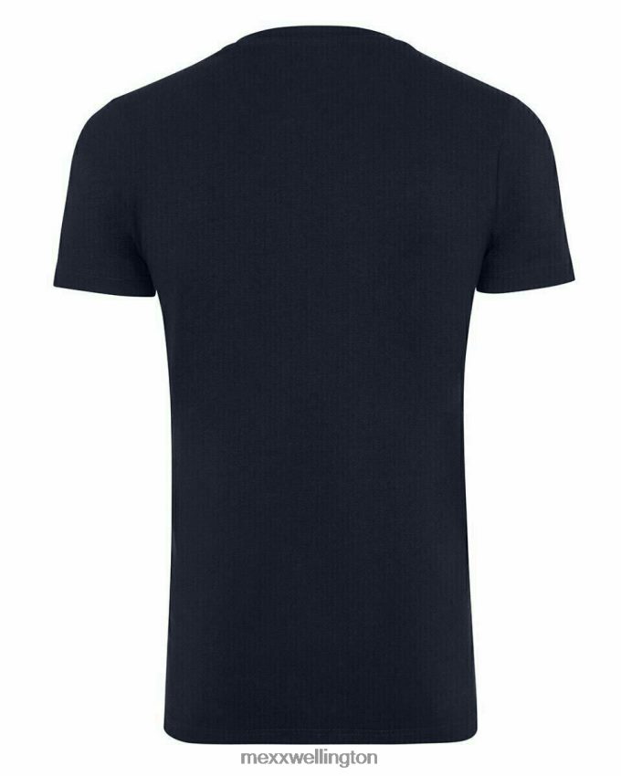 Men Mexx Blue T-Shirt Round-Neck Navy 2B480T640