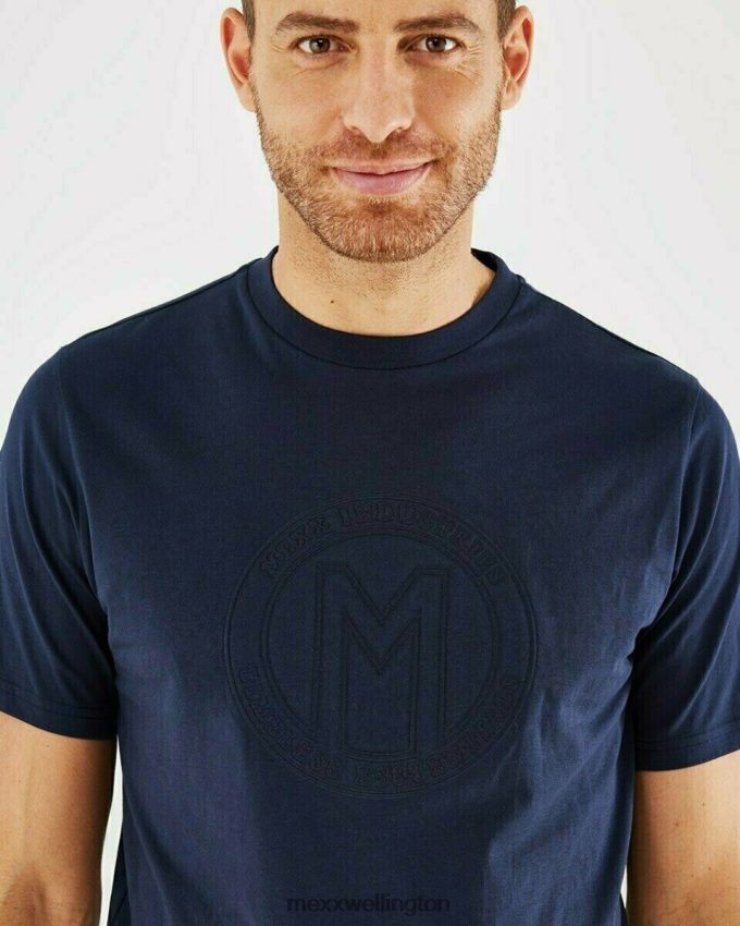 Men Mexx Blue T-shirt Crewneck Navy 2B480T561