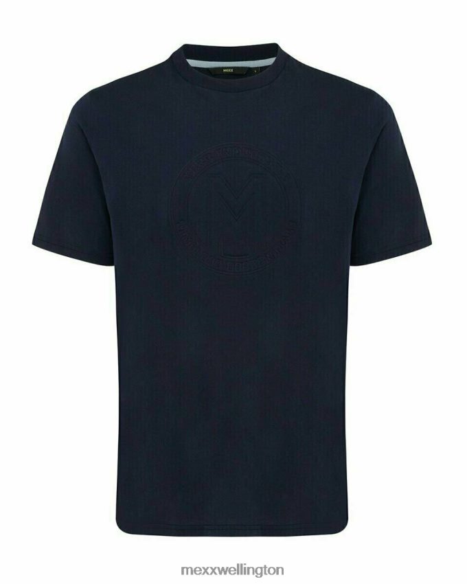 Men Mexx Blue T-shirt Crewneck Navy 2B480T561