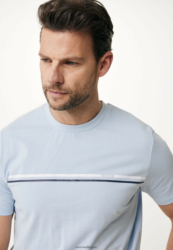 Men Mexx Blue T-shirt Light 2B480T517