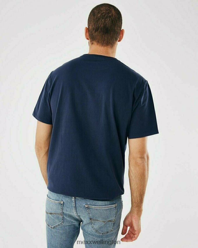 Men Mexx Blue T-shirt Navy 2B480T617