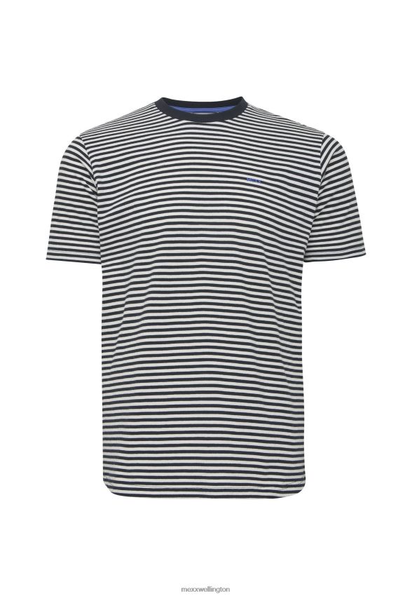 Men Mexx Blue T-shirt Striped Navy 2B480T519